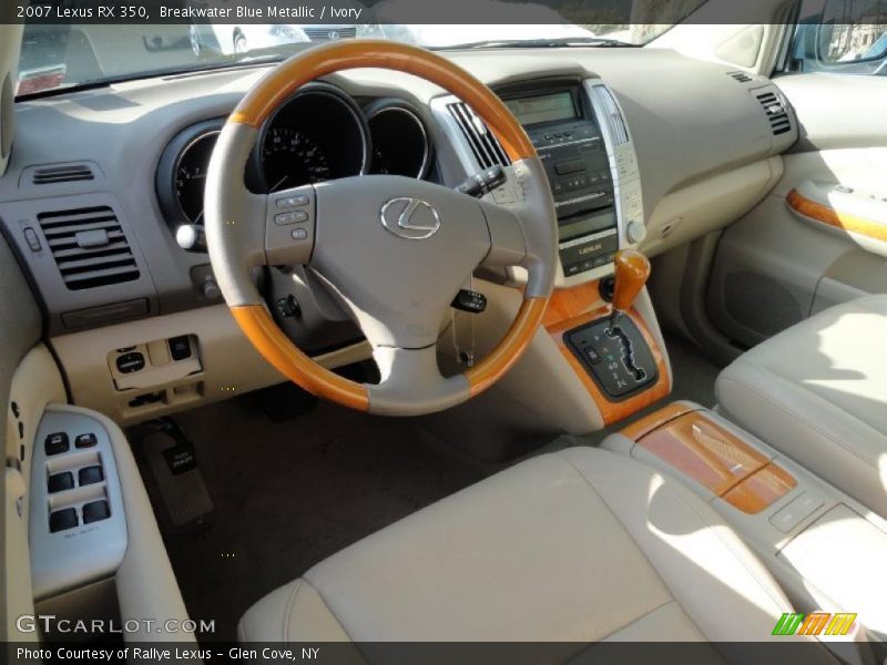 Breakwater Blue Metallic / Ivory 2007 Lexus RX 350