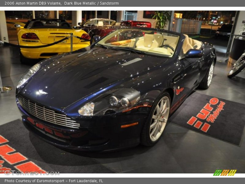 Dark Blue Metallic / Sandstorm 2006 Aston Martin DB9 Volante