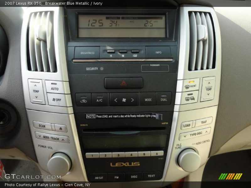 Breakwater Blue Metallic / Ivory 2007 Lexus RX 350