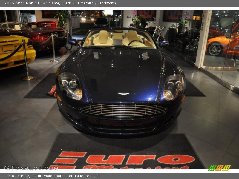 Dark Blue Metallic / Sandstorm 2006 Aston Martin DB9 Volante
