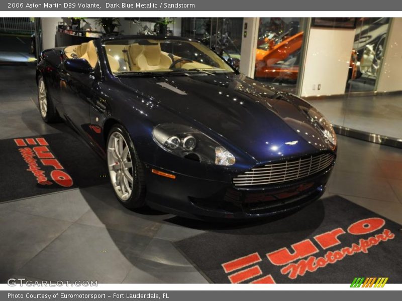 Dark Blue Metallic / Sandstorm 2006 Aston Martin DB9 Volante
