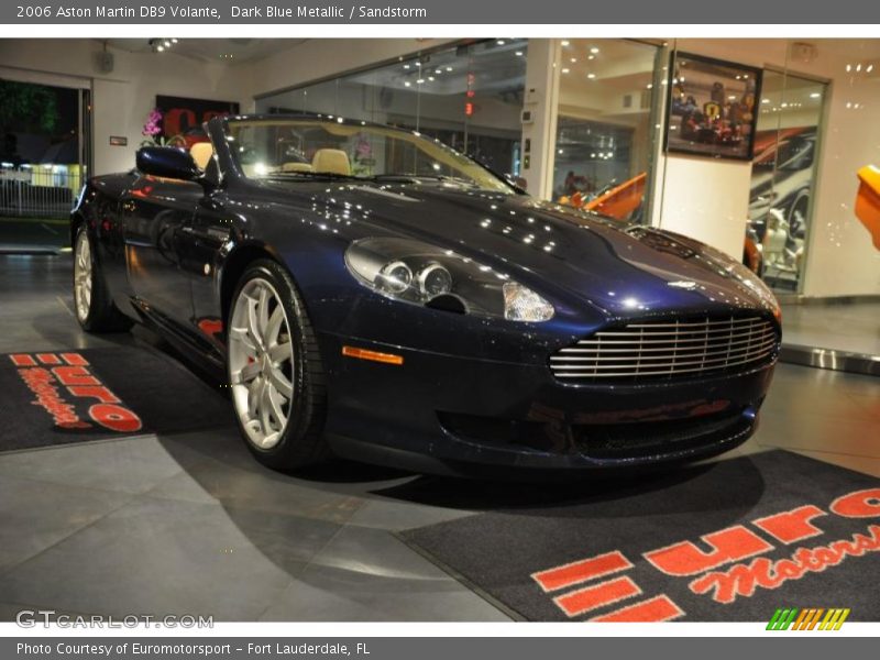 Dark Blue Metallic / Sandstorm 2006 Aston Martin DB9 Volante
