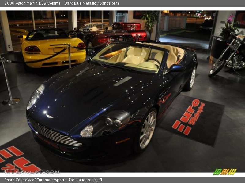 Dark Blue Metallic / Sandstorm 2006 Aston Martin DB9 Volante