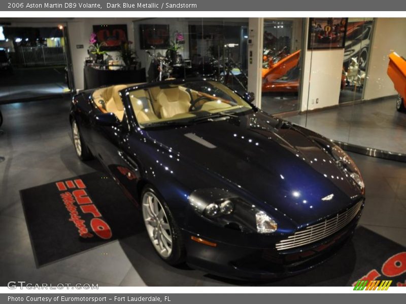 Dark Blue Metallic / Sandstorm 2006 Aston Martin DB9 Volante