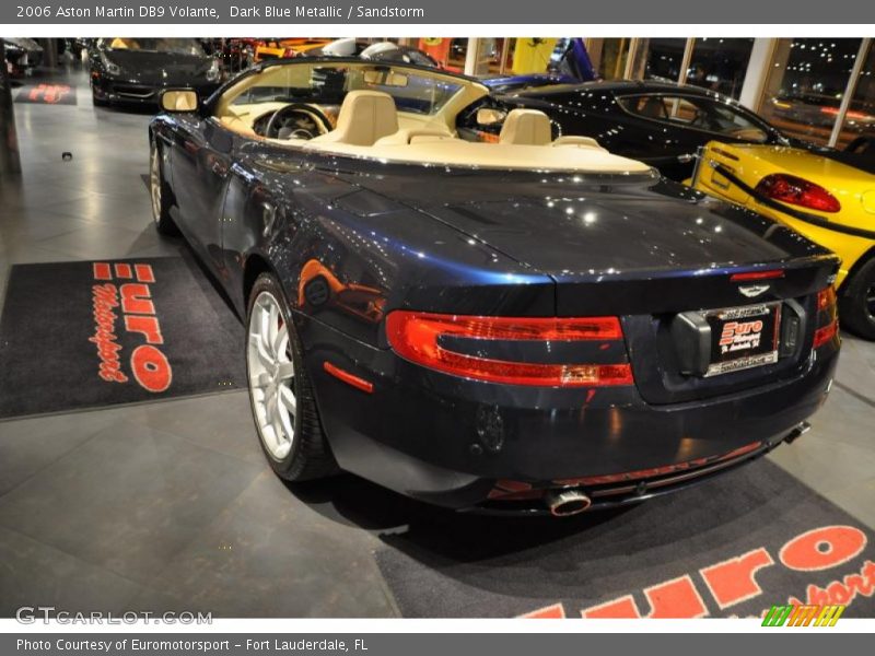 Dark Blue Metallic / Sandstorm 2006 Aston Martin DB9 Volante