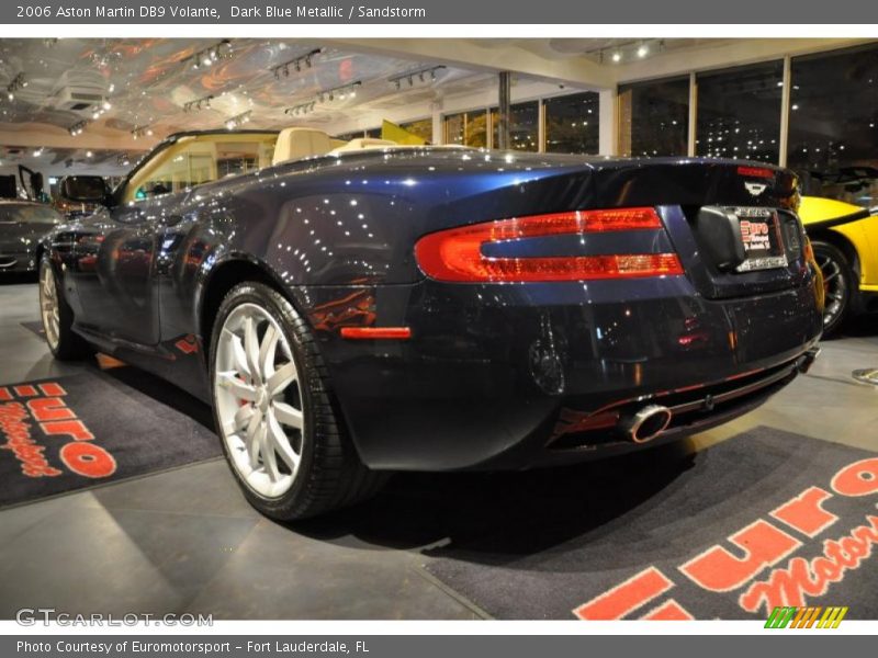 Dark Blue Metallic / Sandstorm 2006 Aston Martin DB9 Volante