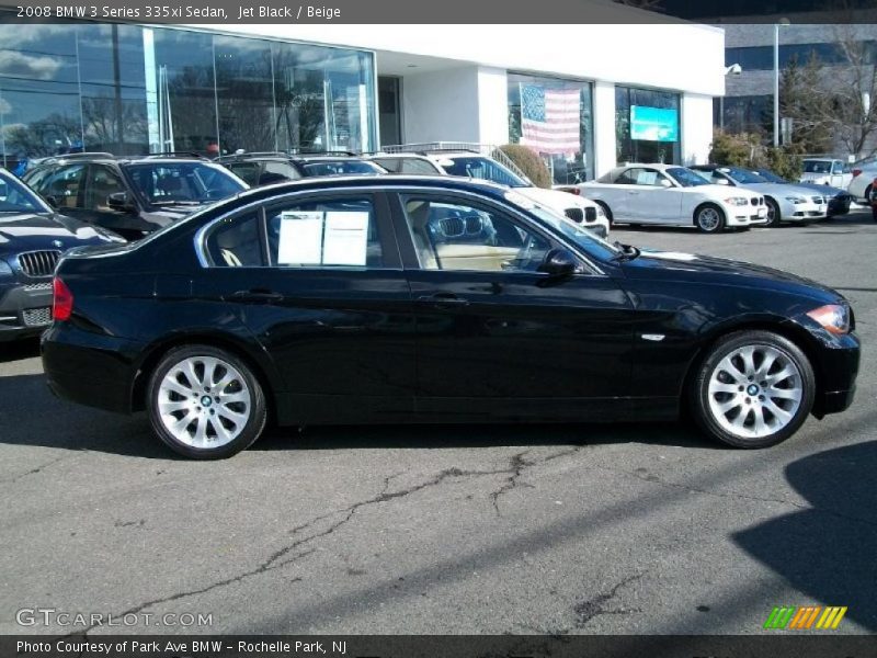 Jet Black / Beige 2008 BMW 3 Series 335xi Sedan