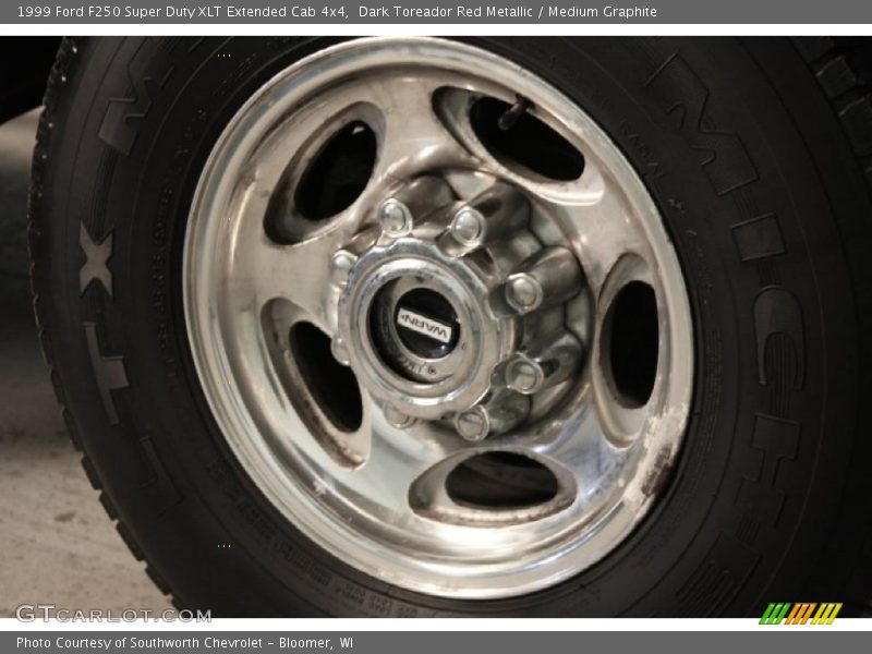 Dark Toreador Red Metallic / Medium Graphite 1999 Ford F250 Super Duty XLT Extended Cab 4x4