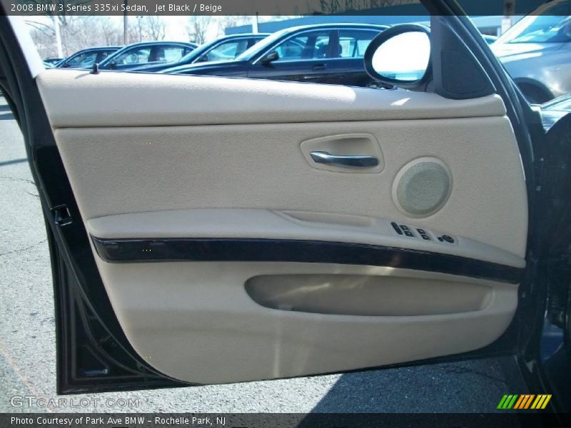 Jet Black / Beige 2008 BMW 3 Series 335xi Sedan