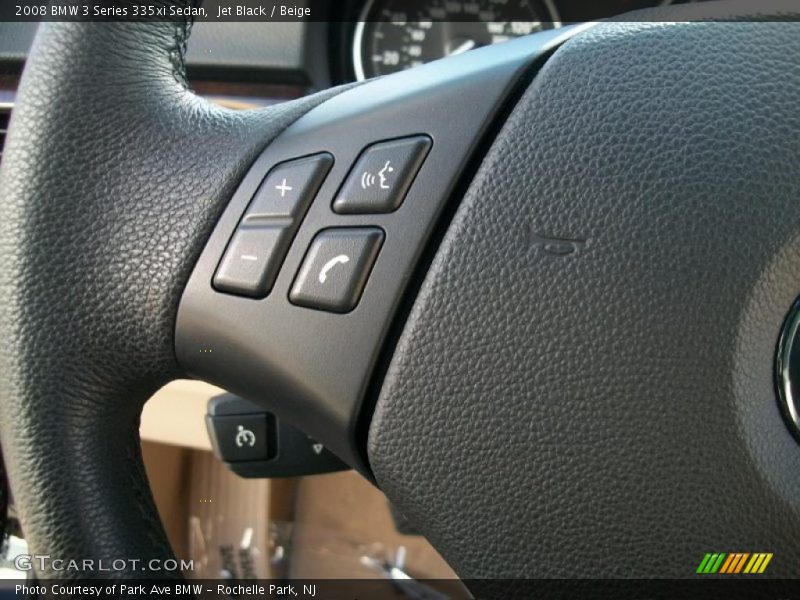 Jet Black / Beige 2008 BMW 3 Series 335xi Sedan
