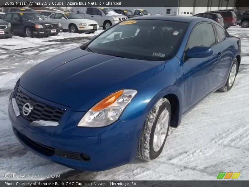 Azure Blue Metallic / Charcoal 2009 Nissan Altima 2.5 S Coupe