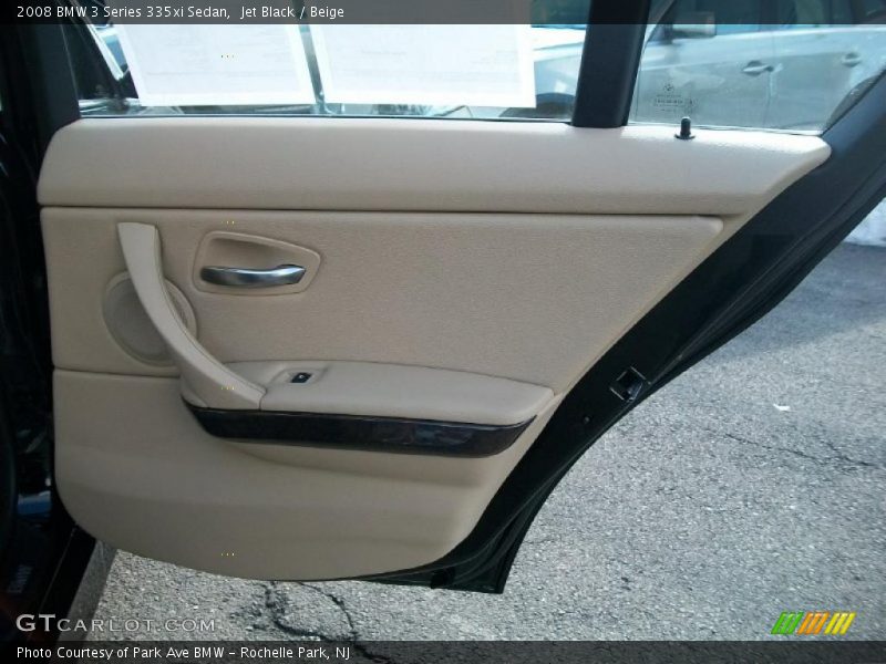Jet Black / Beige 2008 BMW 3 Series 335xi Sedan