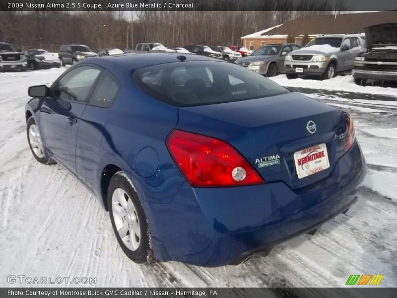 Azure Blue Metallic / Charcoal 2009 Nissan Altima 2.5 S Coupe