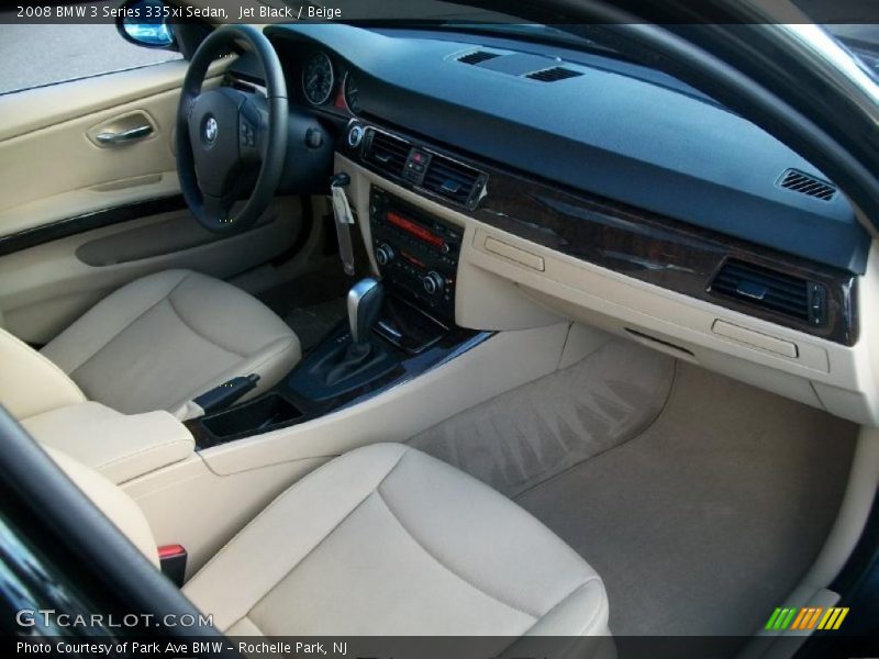 Jet Black / Beige 2008 BMW 3 Series 335xi Sedan