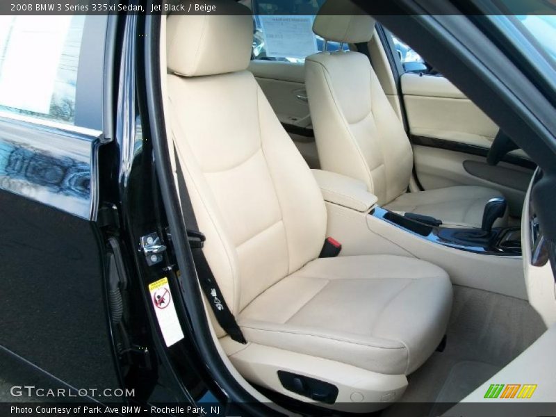 Jet Black / Beige 2008 BMW 3 Series 335xi Sedan