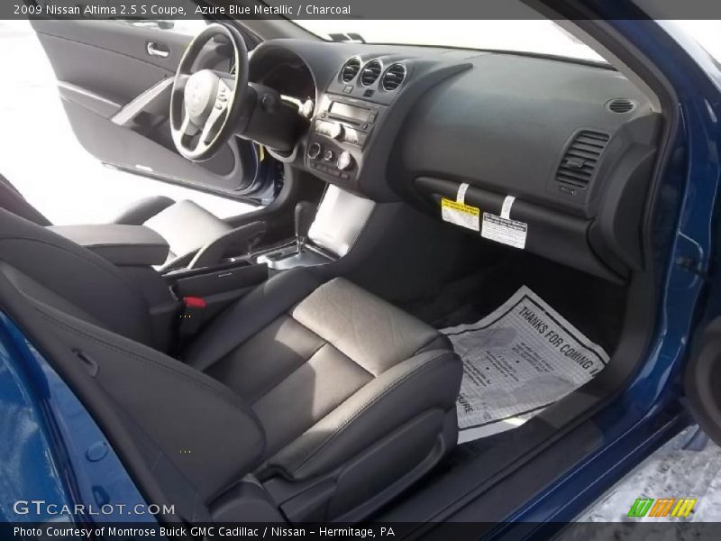 Azure Blue Metallic / Charcoal 2009 Nissan Altima 2.5 S Coupe