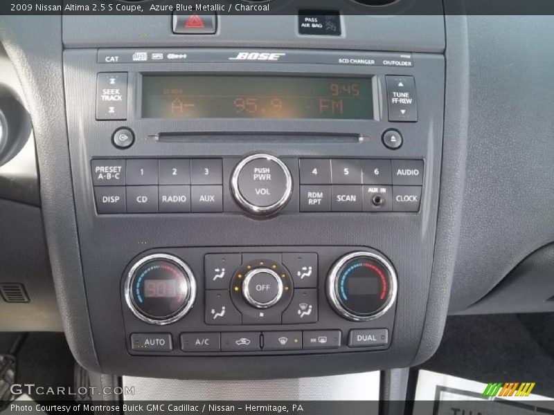 Azure Blue Metallic / Charcoal 2009 Nissan Altima 2.5 S Coupe