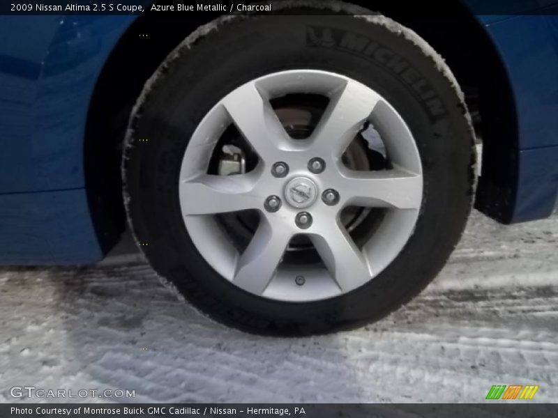 Azure Blue Metallic / Charcoal 2009 Nissan Altima 2.5 S Coupe