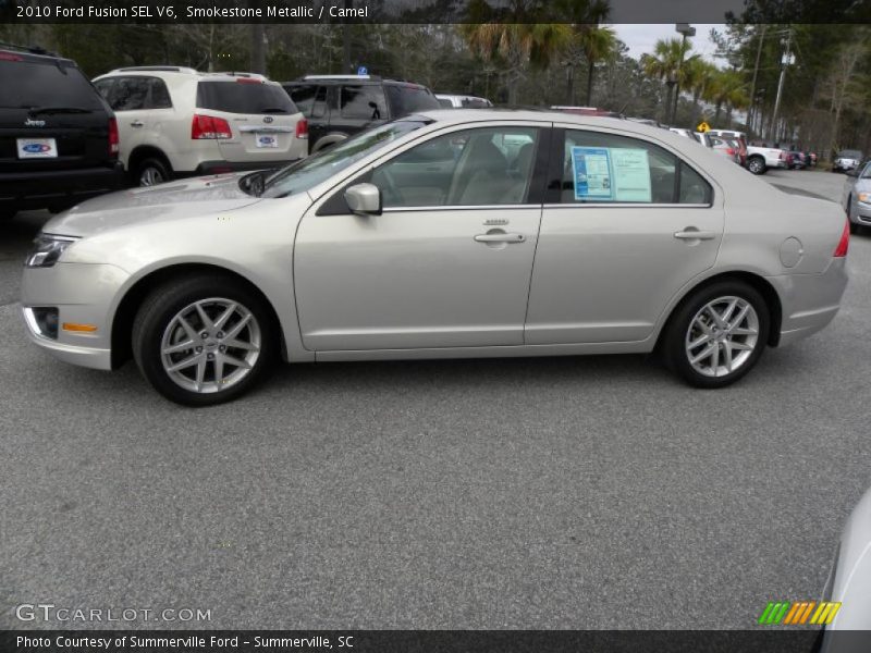 Smokestone Metallic / Camel 2010 Ford Fusion SEL V6