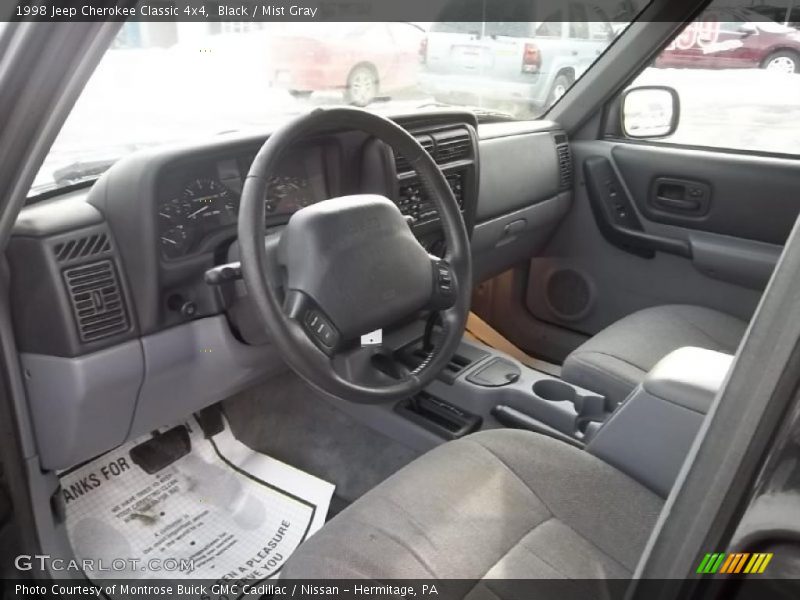 Mist Gray Interior - 1998 Cherokee Classic 4x4 