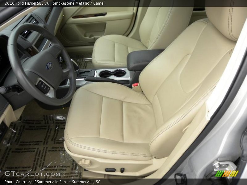 Smokestone Metallic / Camel 2010 Ford Fusion SEL V6