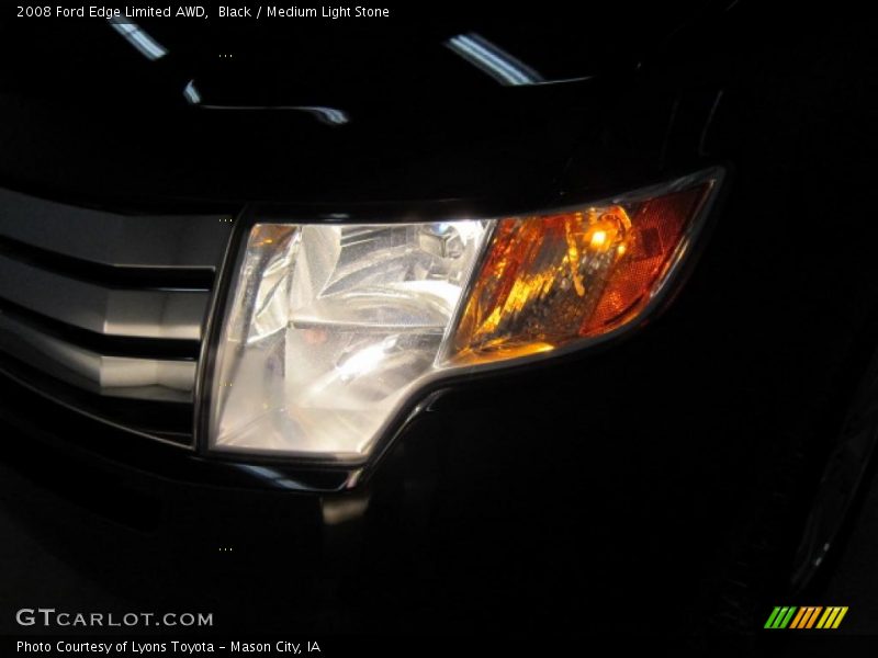 Black / Medium Light Stone 2008 Ford Edge Limited AWD