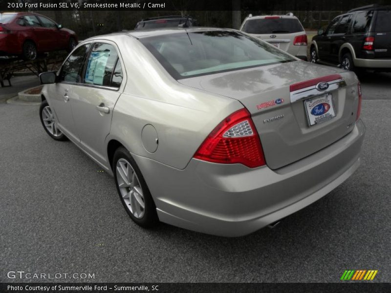Smokestone Metallic / Camel 2010 Ford Fusion SEL V6