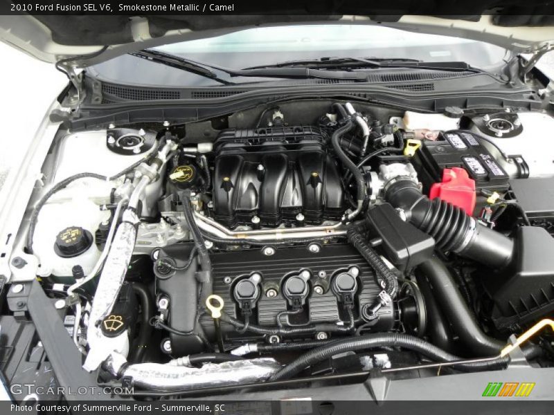 Smokestone Metallic / Camel 2010 Ford Fusion SEL V6