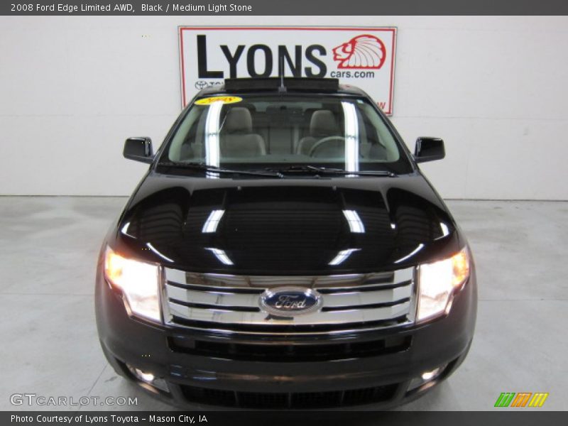 Black / Medium Light Stone 2008 Ford Edge Limited AWD