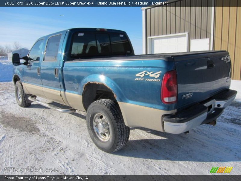  2001 F250 Super Duty Lariat Super Crew 4x4 Island Blue Metallic