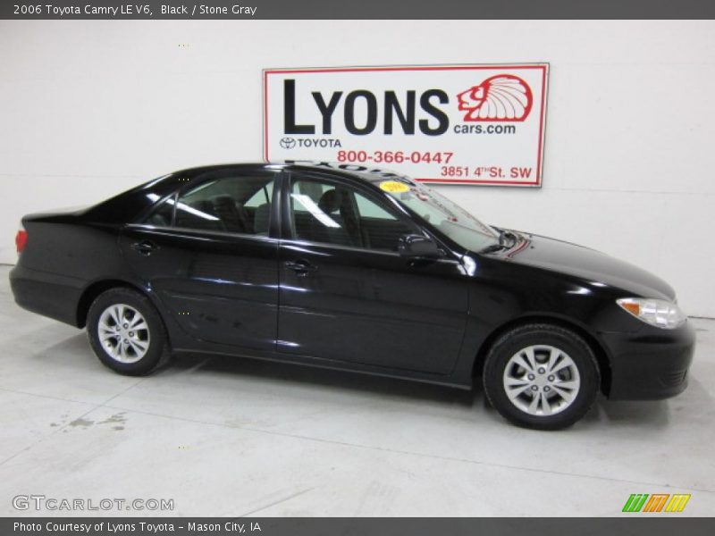 Black / Stone Gray 2006 Toyota Camry LE V6