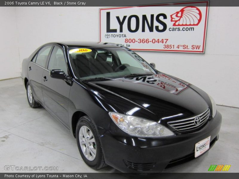 Black / Stone Gray 2006 Toyota Camry LE V6