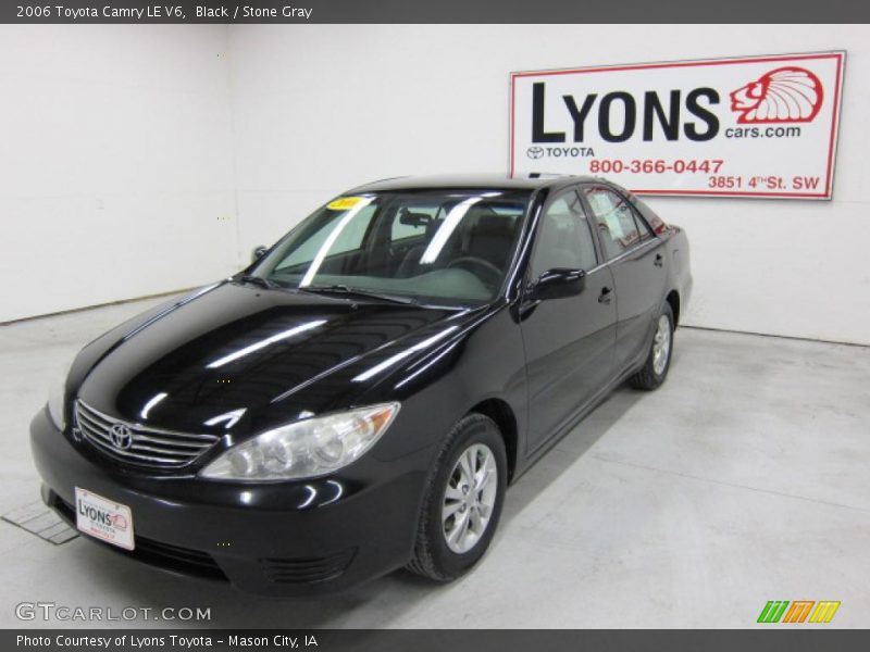 Black / Stone Gray 2006 Toyota Camry LE V6