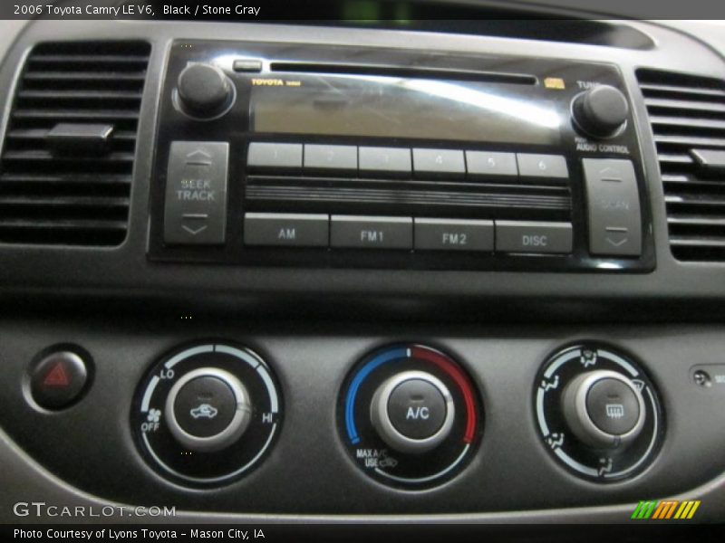 Black / Stone Gray 2006 Toyota Camry LE V6