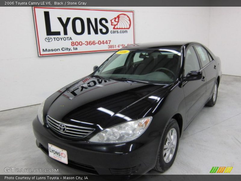 Black / Stone Gray 2006 Toyota Camry LE V6