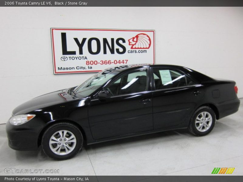 Black / Stone Gray 2006 Toyota Camry LE V6