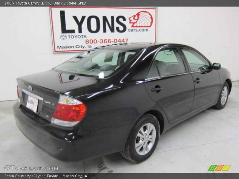 Black / Stone Gray 2006 Toyota Camry LE V6