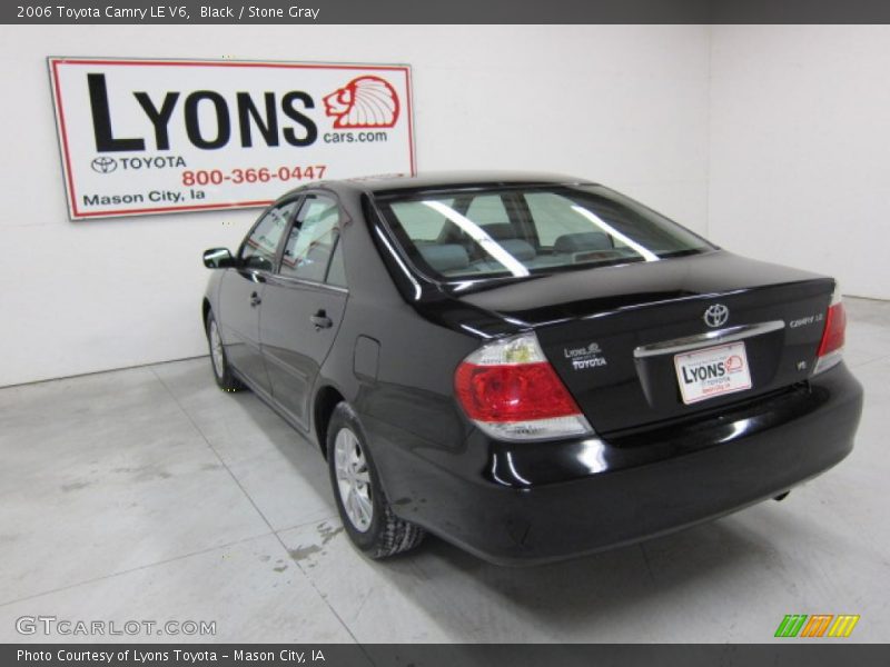 Black / Stone Gray 2006 Toyota Camry LE V6