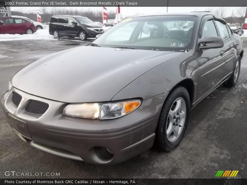 Dark Bronzmist Metallic / Dark Taupe 2002 Pontiac Grand Prix SE Sedan