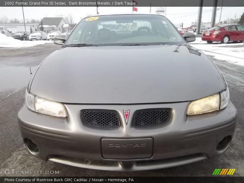 Dark Bronzmist Metallic / Dark Taupe 2002 Pontiac Grand Prix SE Sedan