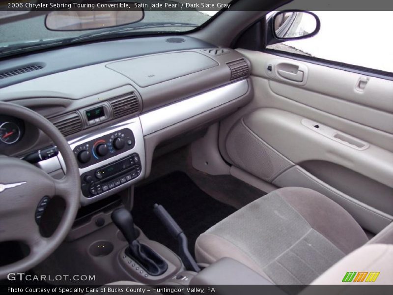 Satin Jade Pearl / Dark Slate Gray 2006 Chrysler Sebring Touring Convertible