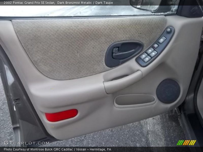 Dark Bronzmist Metallic / Dark Taupe 2002 Pontiac Grand Prix SE Sedan
