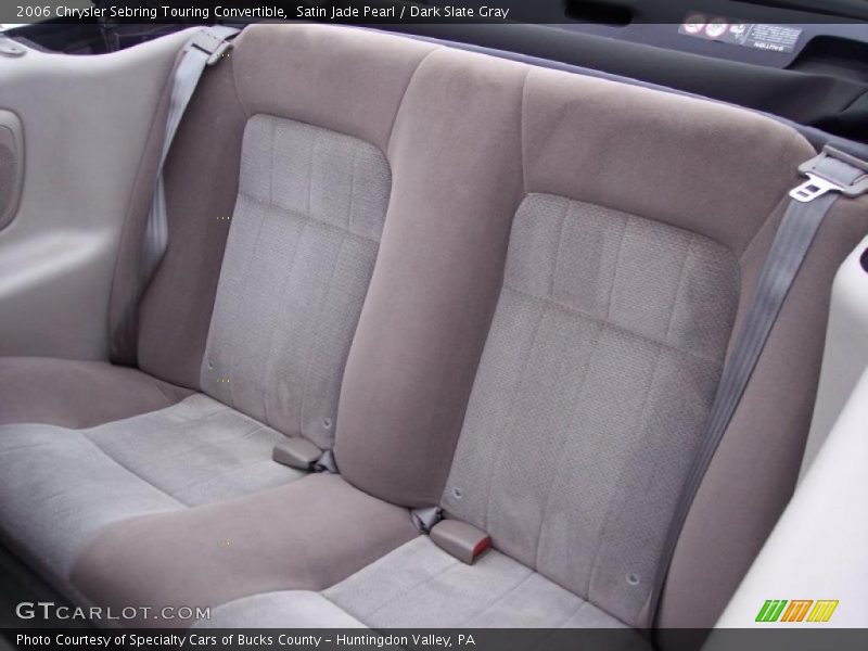 Satin Jade Pearl / Dark Slate Gray 2006 Chrysler Sebring Touring Convertible