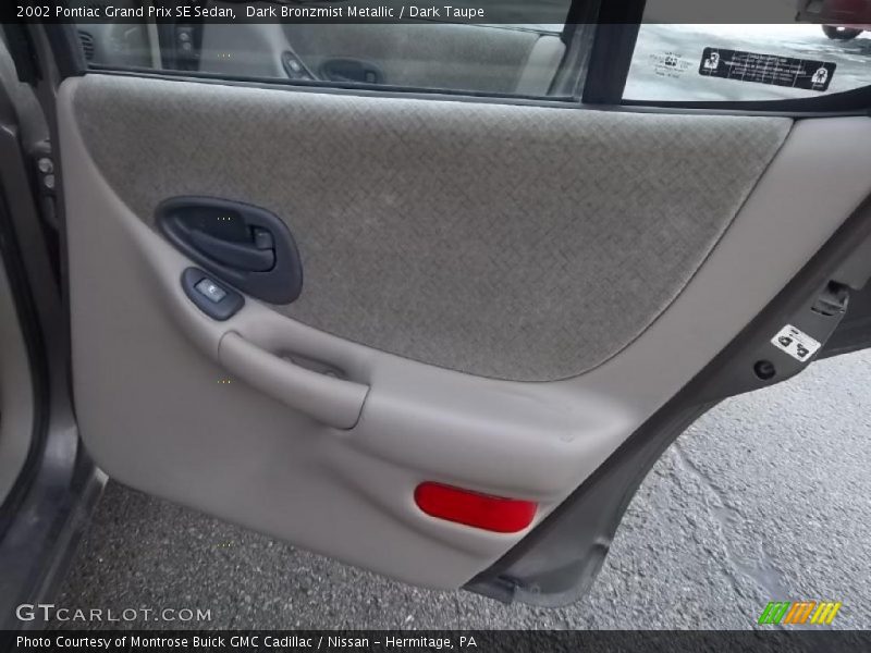 Dark Bronzmist Metallic / Dark Taupe 2002 Pontiac Grand Prix SE Sedan