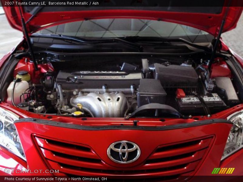 Barcelona Red Metallic / Ash 2007 Toyota Camry LE