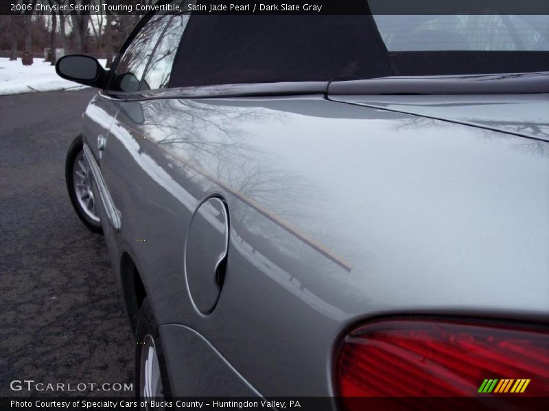 Satin Jade Pearl / Dark Slate Gray 2006 Chrysler Sebring Touring Convertible