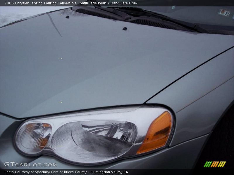 Satin Jade Pearl / Dark Slate Gray 2006 Chrysler Sebring Touring Convertible