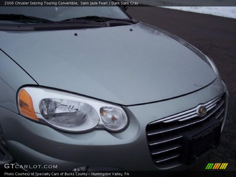 Satin Jade Pearl / Dark Slate Gray 2006 Chrysler Sebring Touring Convertible