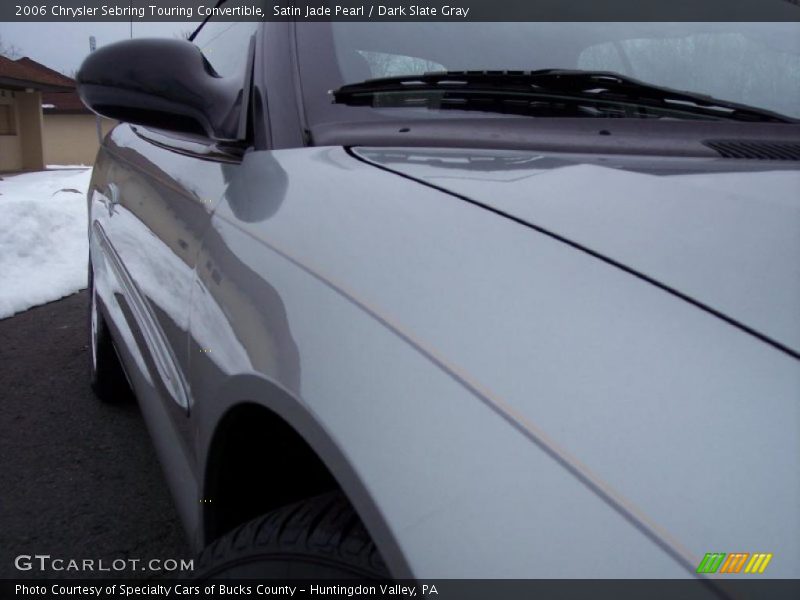 Satin Jade Pearl / Dark Slate Gray 2006 Chrysler Sebring Touring Convertible