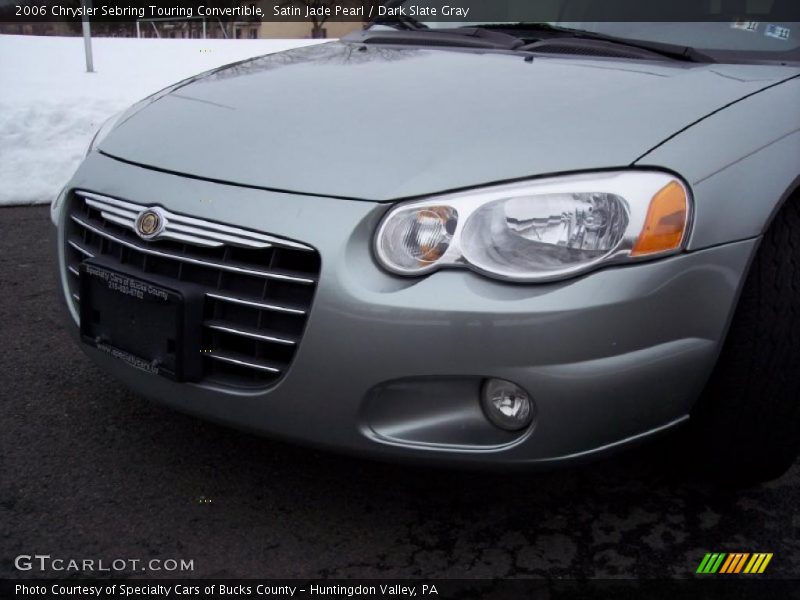 Satin Jade Pearl / Dark Slate Gray 2006 Chrysler Sebring Touring Convertible
